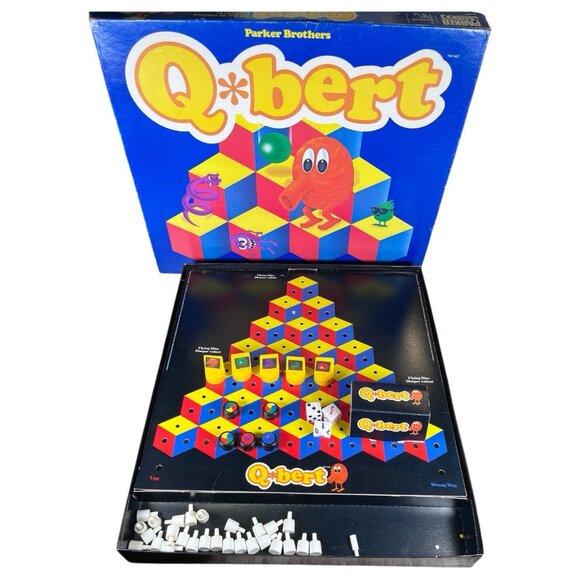 VINTAGE 1983 Parker Brothers Q*Bert Board Game complete - Picture 4 of 9